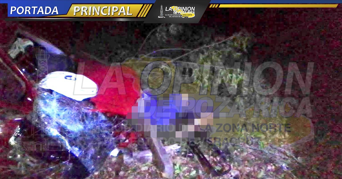 Destroza su cabeza durante volcadura