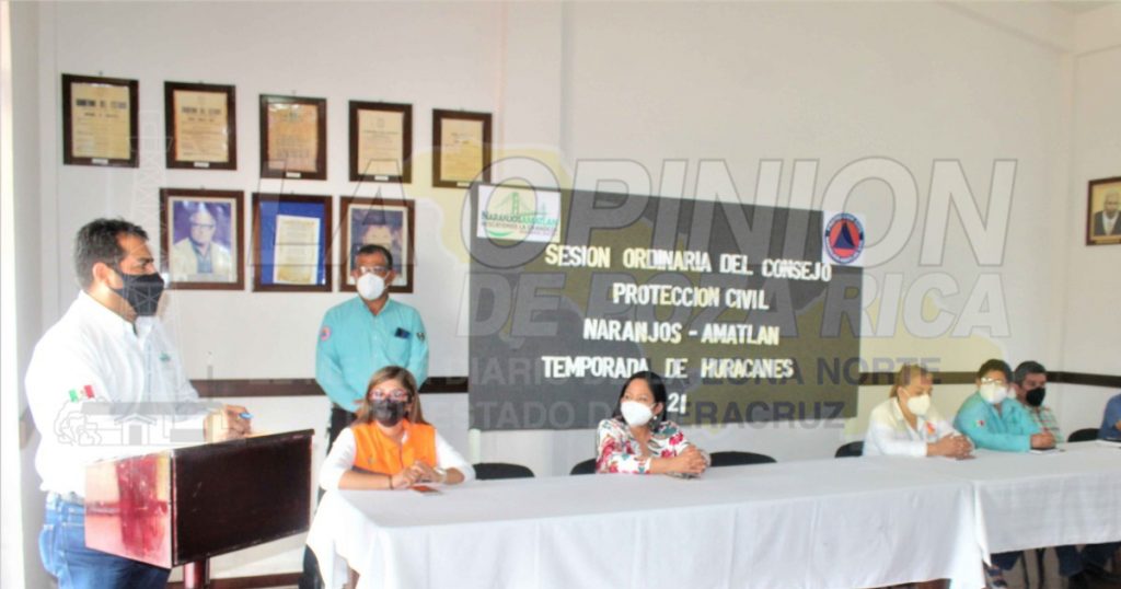 Sesionó el consejo municipal de Protección Civil en Naranjos