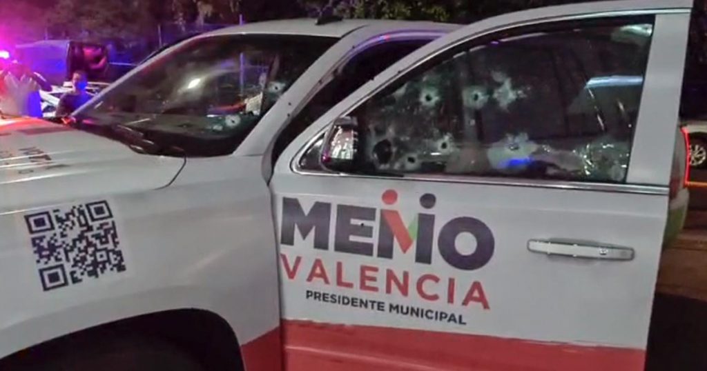 Balean camioneta del candidato del PRI de Morelia