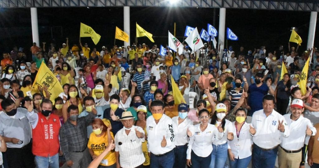 A la ola amarilla ya nadie la detiene en Tihuatlán