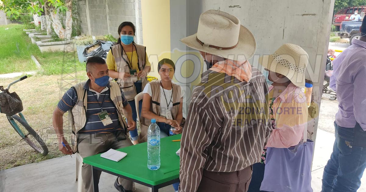 Tranquila presencia para jornada de vacunación en Pánuco