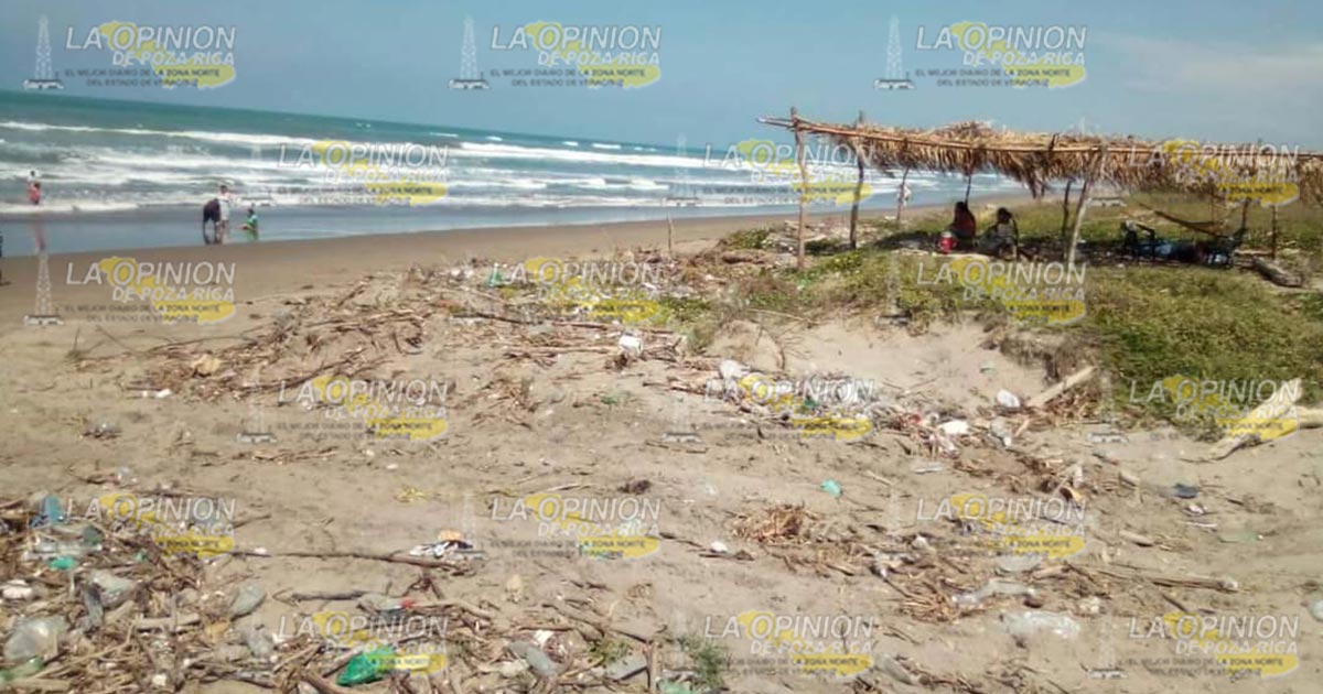 Visitantes dejan playas llenas de basura