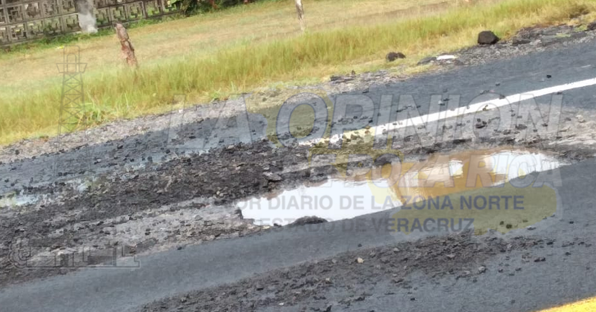 Bacheo no duró ni una semana