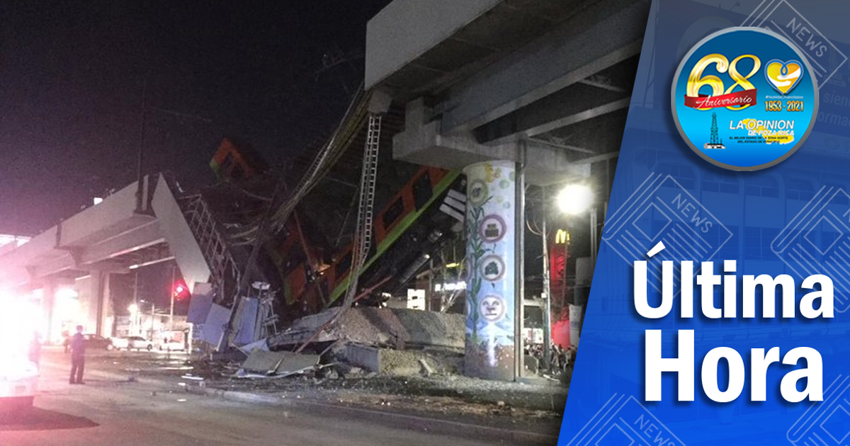 Cae vagón del Metro de la Línea 12 en CdMx (VIDEO)