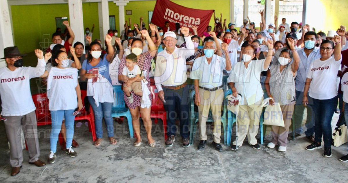 “Morena triunfará y vamos a iniciar la mayor transformación en la historia de Tuxpan”: José Manuel Pozos