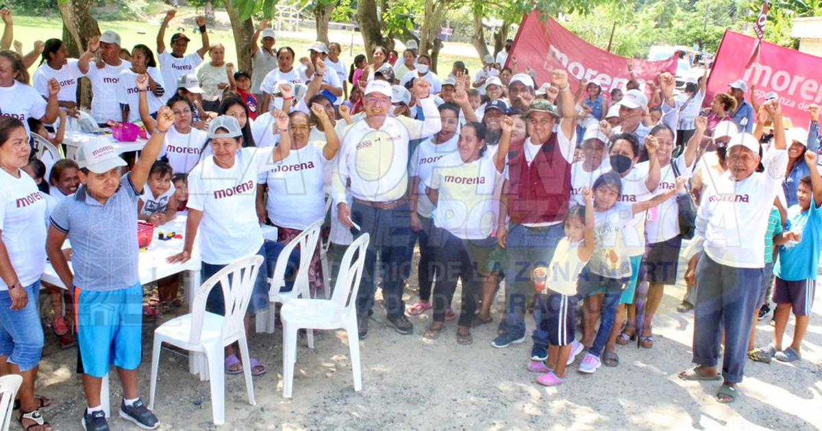 “Morena triunfará y vamos a iniciar la mayor transformación en la historia de Tuxpan”: José Manuel Pozos