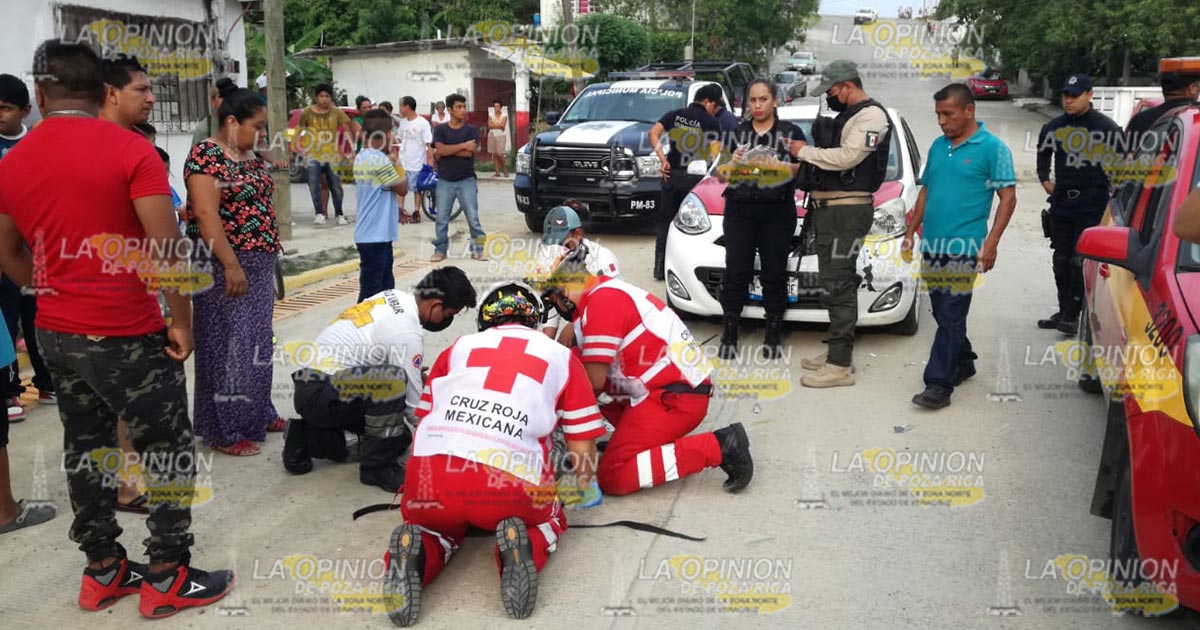 Arrollado por un taxi