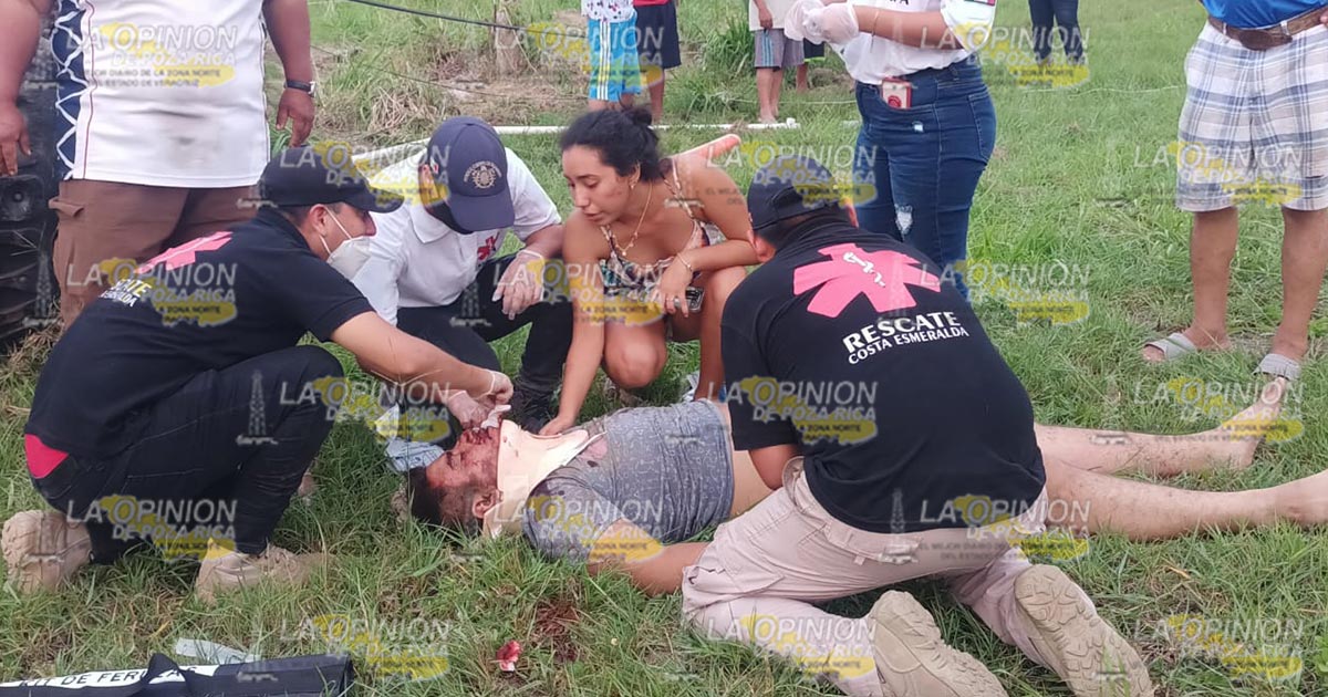 Brutal accidente deja tres lesionados