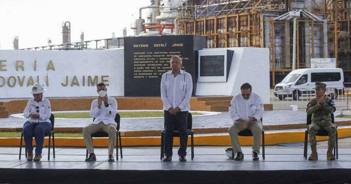 AMLO revela sabotaje en refinería de Salina Cruz