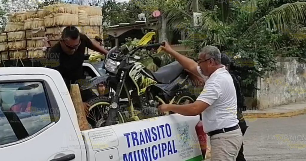 Accidente deja un herido en zona centro de Cazones