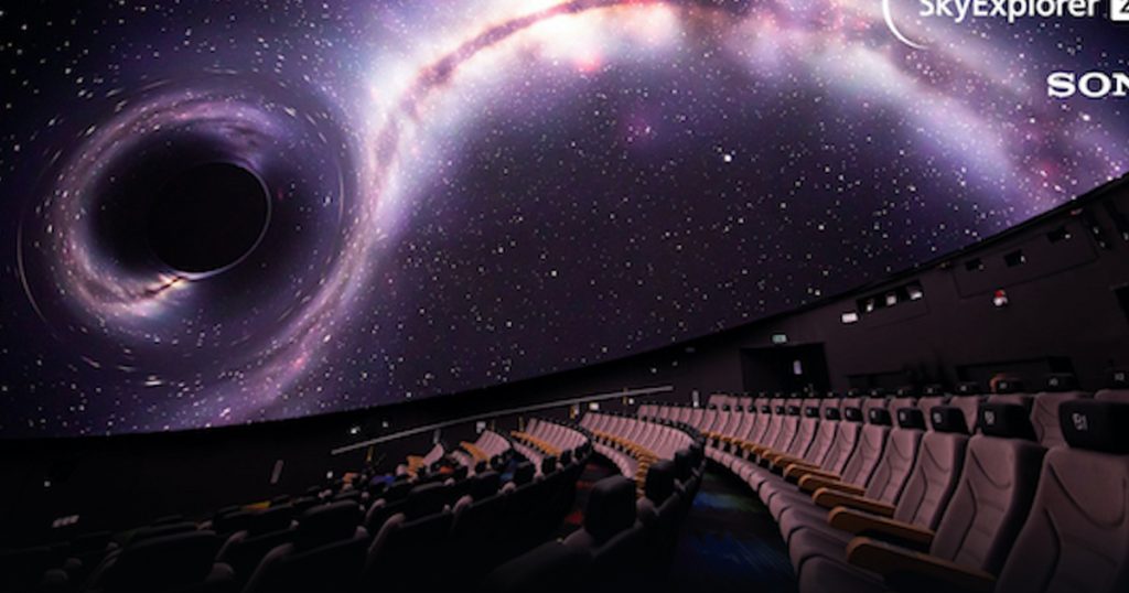 Conoce el primer planetario 3D con imágenes en 10K del sistema solar