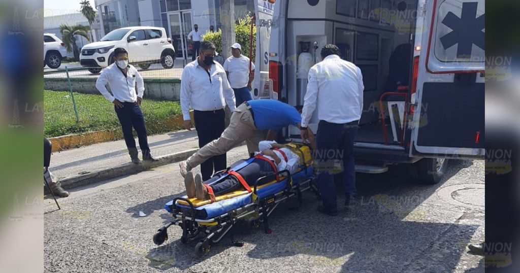 Derribadas por una camioneta