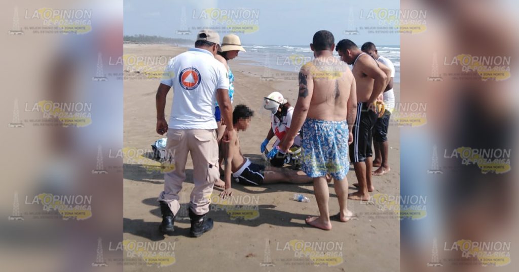 ¡A punto de ahogarse!