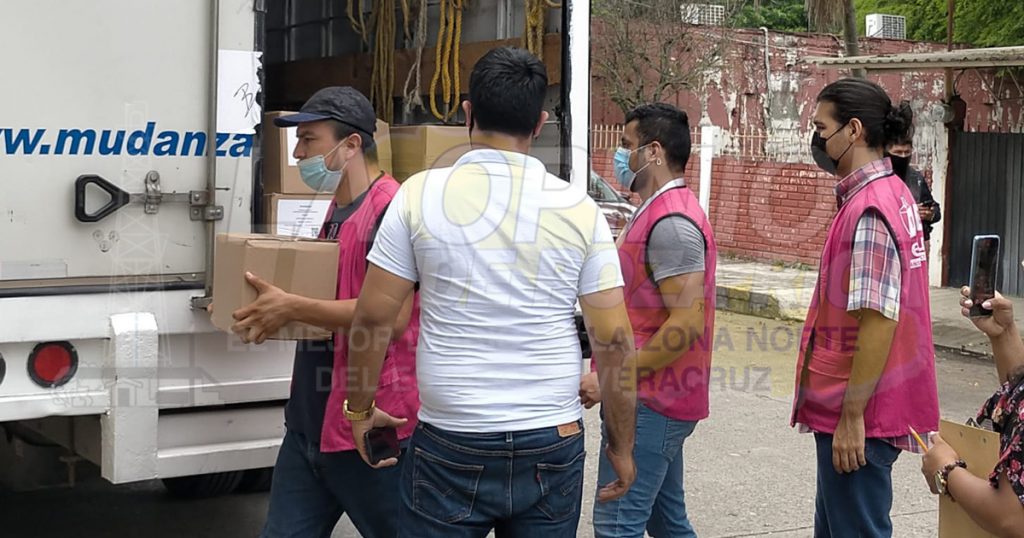 Todo listo para las elecciones; llegó el material electoral al OPLE Coatzintla