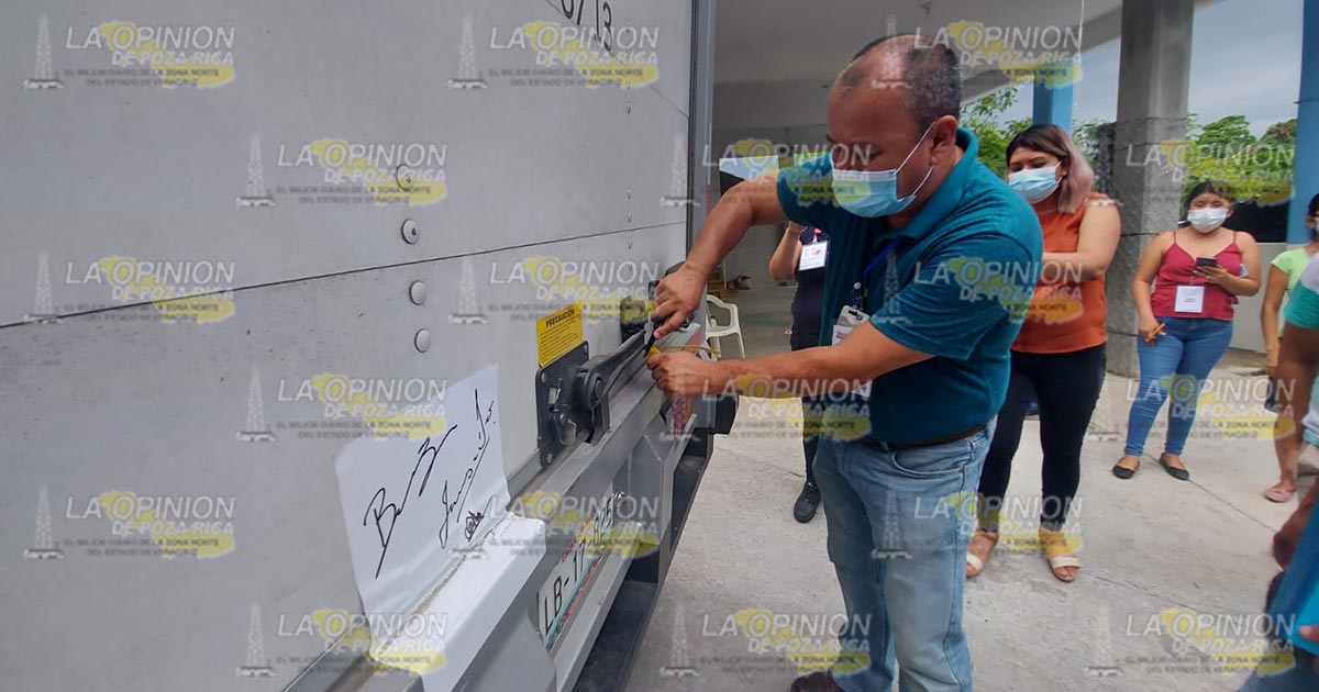 Llegó el material electoral