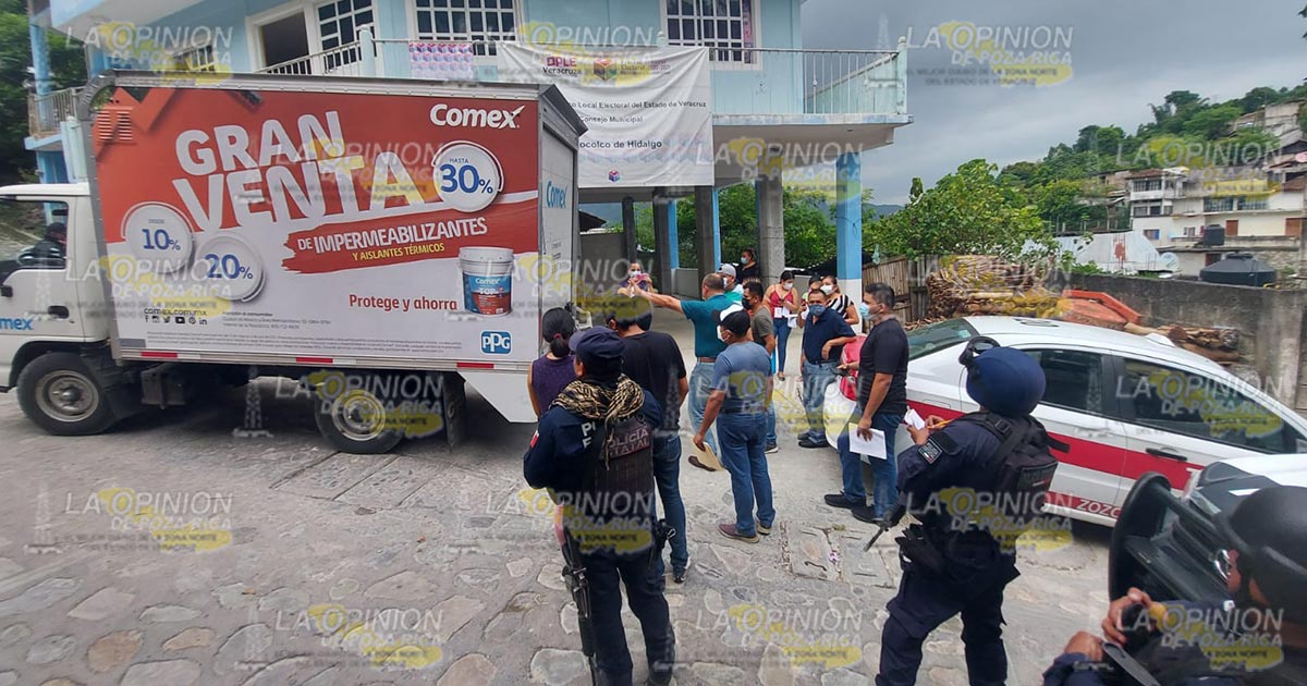 Llegó el material electoral