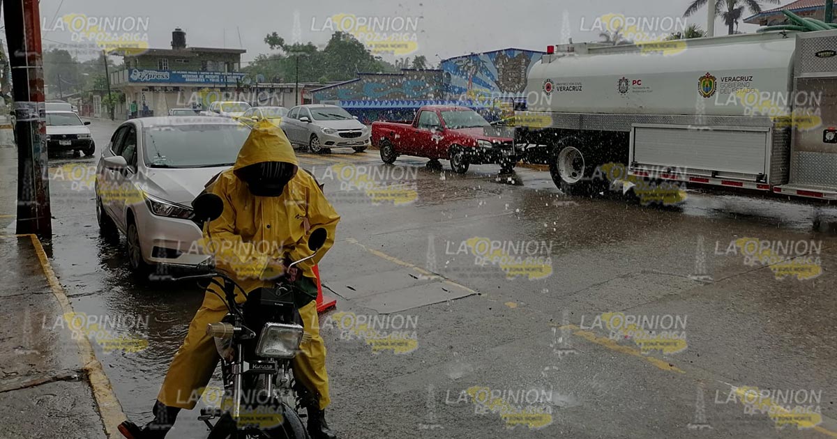 Registran lluvias constantes en Cazones donde la sequía había generado estragos