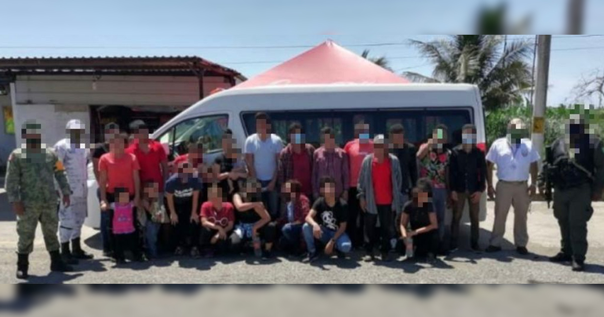Rescata SSP a 181 migrantes, en cinco municipios