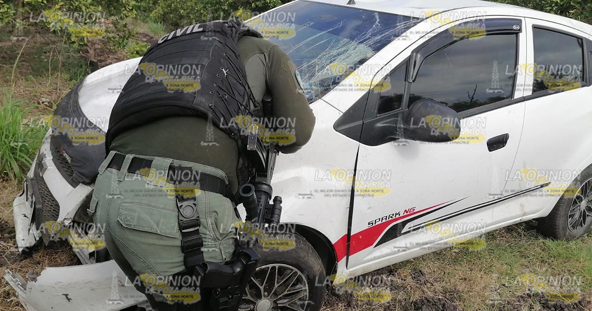 Spark se sale de la carretera