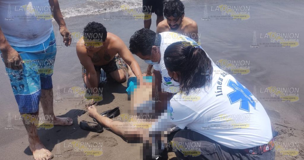 Tragedia en la playa de Chachalacas