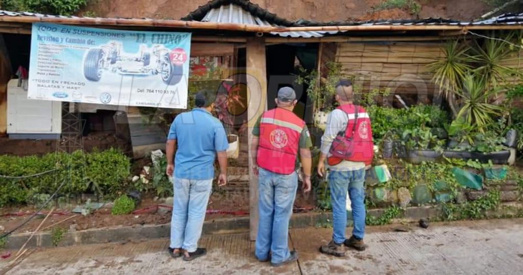 Valoran áreas de riesgo después de lluvia atípica