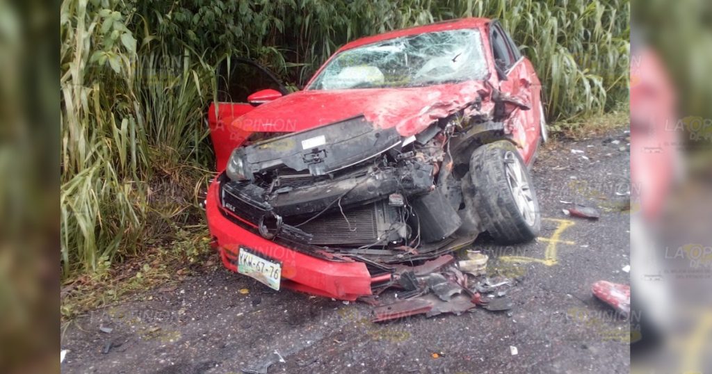 Encontronazo: dos lesionados