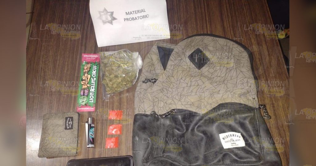 Lo detienen con marihuana y cristal