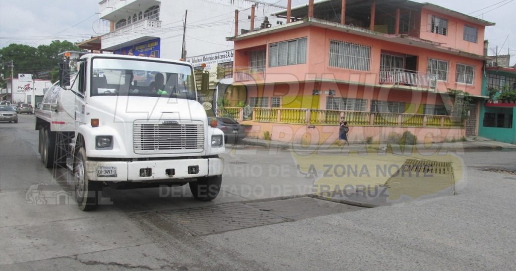 Riesgo en la calle 15 de Septiembre