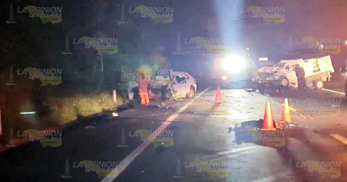 Accidente carretero deja 5 muertos