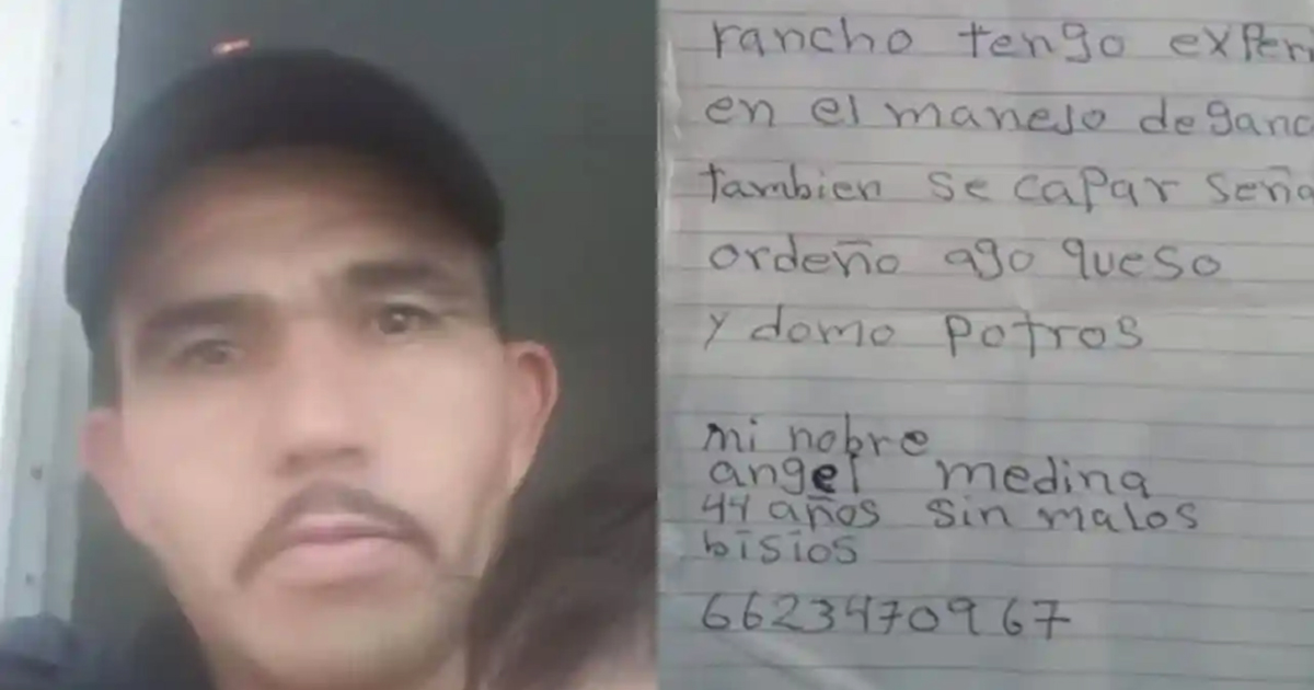 Ángel quedó desempleado, escribió su CV en hojas de papel y recibió 30 ofertas de trabajo