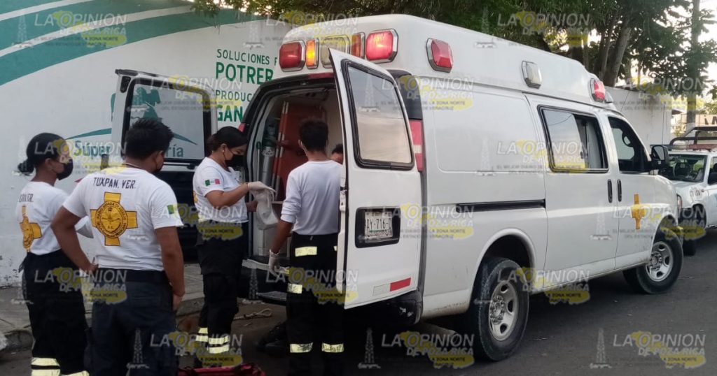 Cae de su altura y queda herido