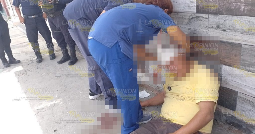 Ebrio cae y se abre la cabeza