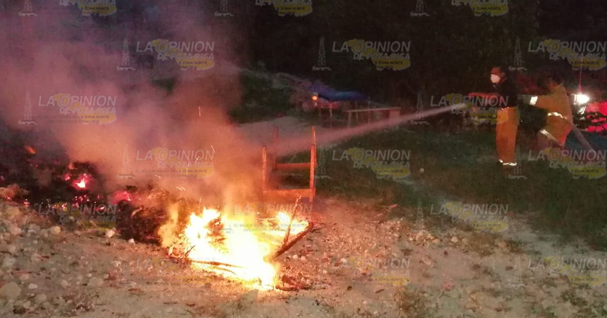 Intentó quemar su vivienda