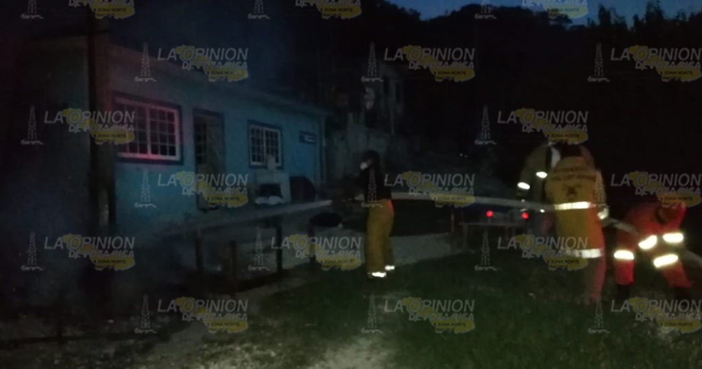 Intentó quemar su vivienda