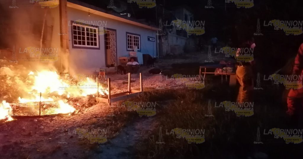 Intentó quemar su vivienda