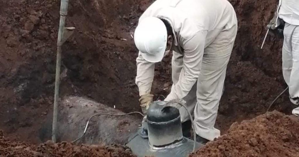 Mega fuga de hidrocarburo en la pista Taxco- Tejocotal