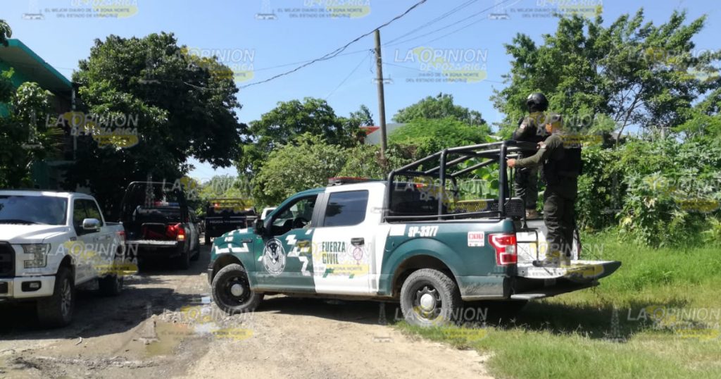 Movilización policíaca por hombres armados
