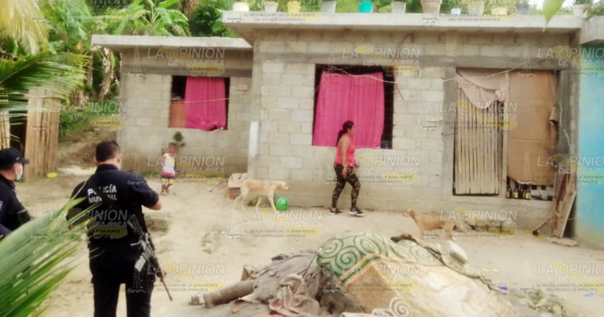 Mujer agredida por su pareja, un policía estatal