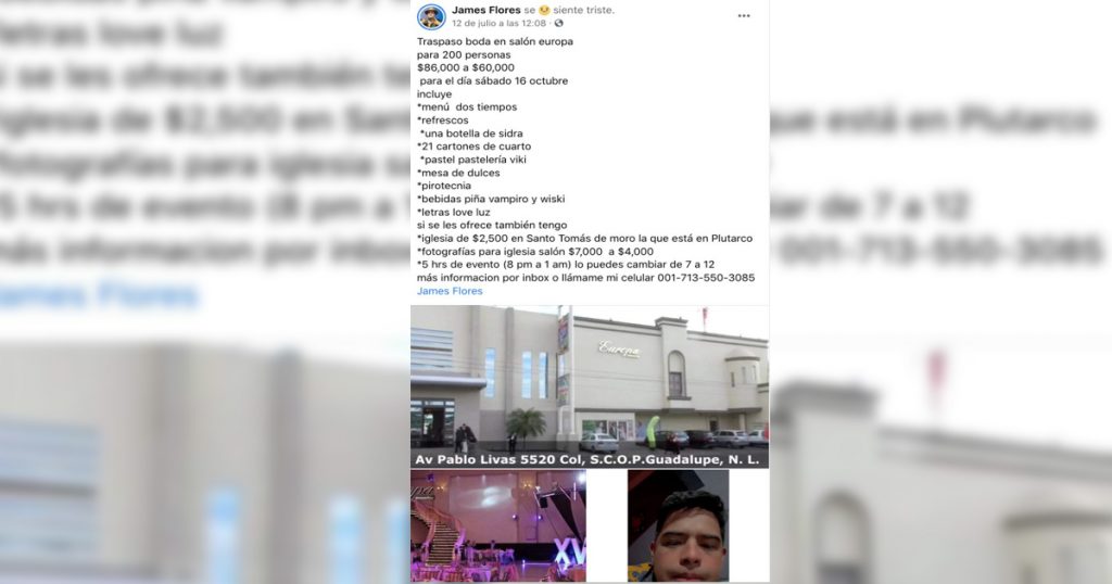 Novio “traspasa boda” porque su novia “no quiso cuidar a sus tres hijos”