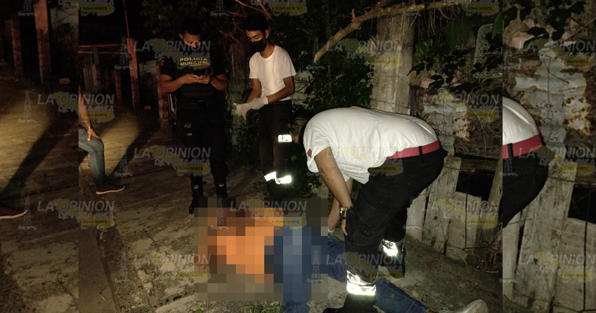 Se fractura pierna en una alcantarilla