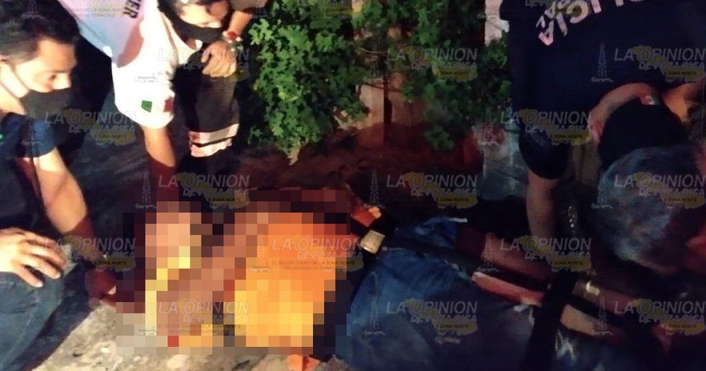 Se fractura pierna en una alcantarilla