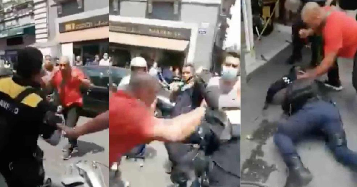 Sujeto golpea a tránsito para evitar que le colocaran una "araña" a su moto