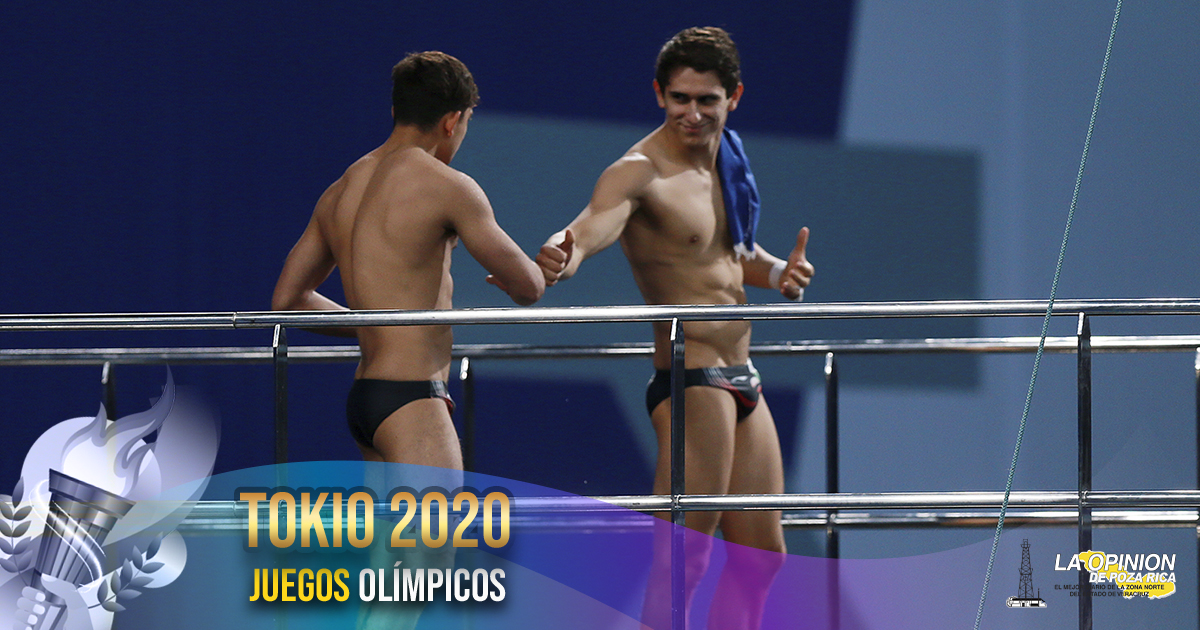 Clavadistas terminan cuarto en Tokio 2020