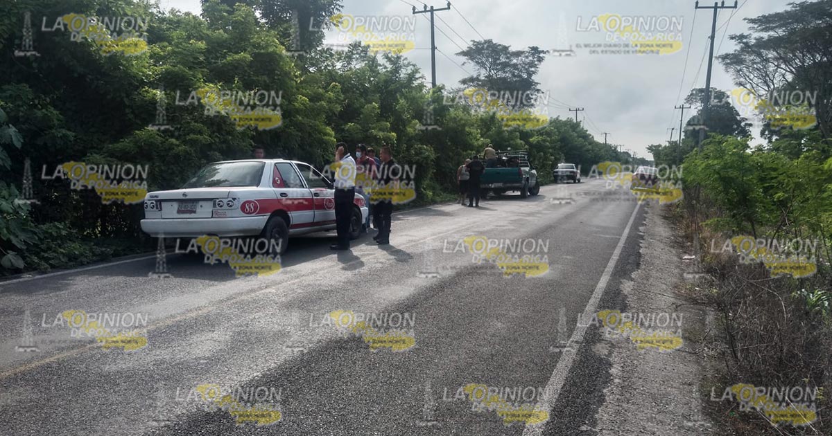 Taxi arrolla a motociclista