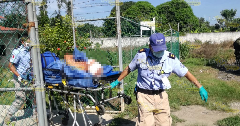 Herido de un machetazo