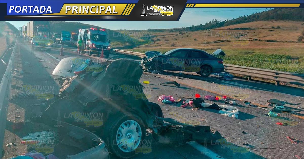 5 muertos en terrible accidente