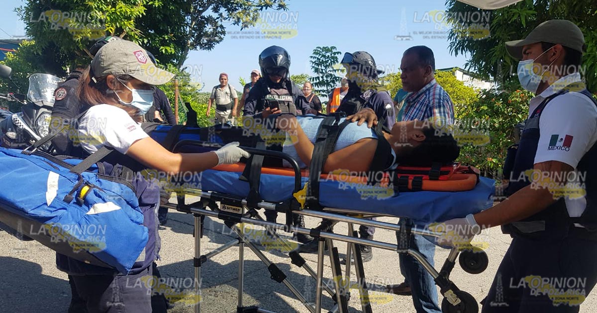 Atropellan a mujer en Poza Rica