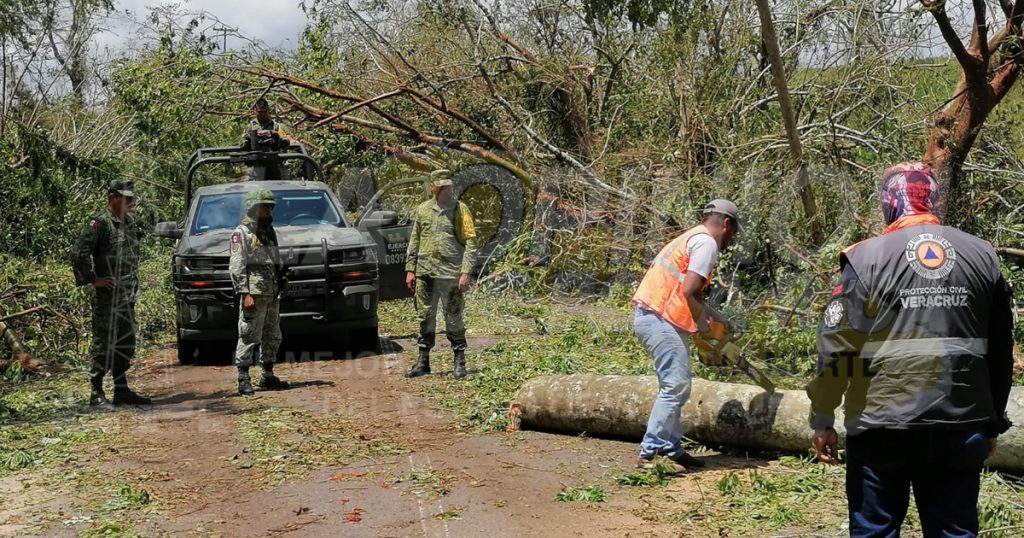 Devastador panorama en playas de Cazones