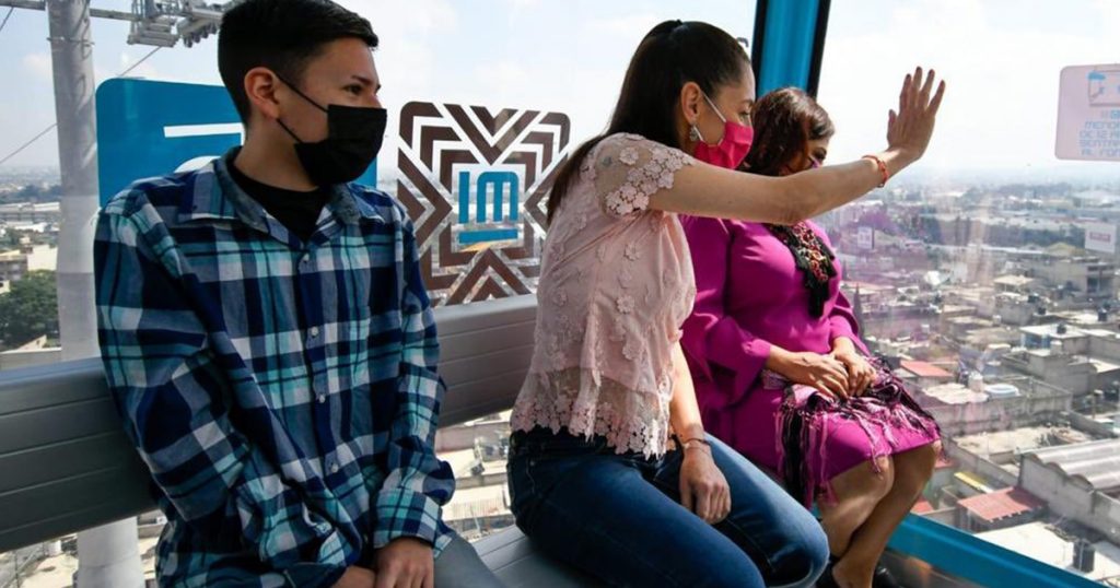 Inauguran Línea 2 del Cablebús en CDMX