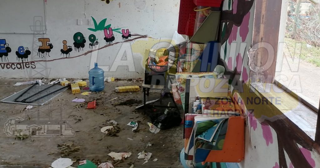 La mayoría de las escuelas resultaron dañadas por Grace; PC Cazones